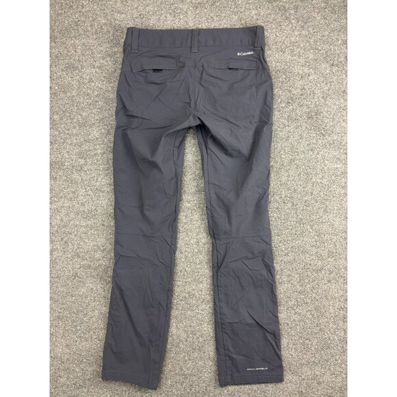 Columbia Pants Womens 6 Gray Omni-Shield Hiking Outdoor Nylon Regular Trail - Picture 7 of 9